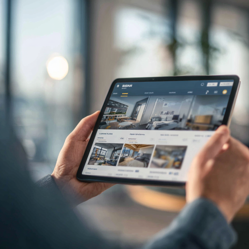 BUDA Plan digital project management app on tablet